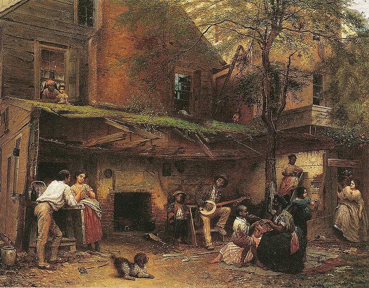 Eastman Johnson Negro Life at the South Sweden oil painting art